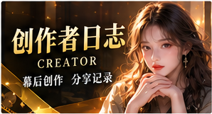 创作者日志栏目主题视觉